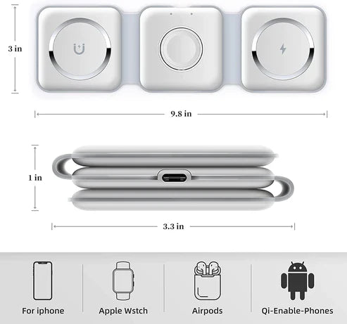 3 in 1 Wireless Charging Pad