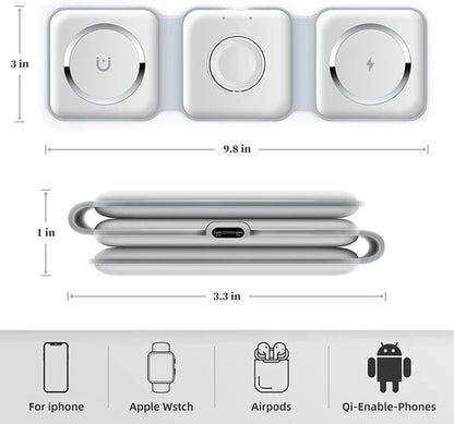 3 in 1 Wireless Charging Pad