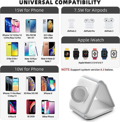 3 in 1 Wireless Charging Pad