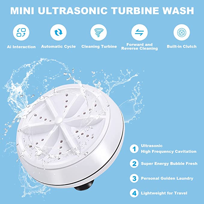 Mini Portable Powerful  washing machine