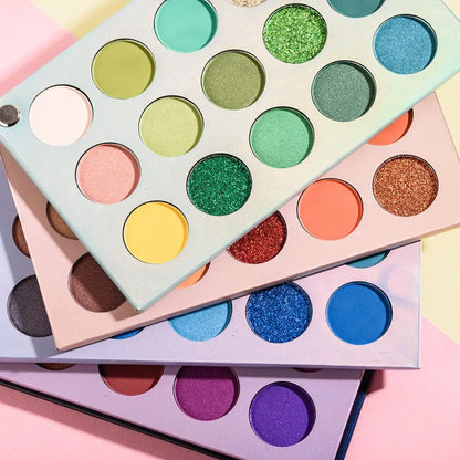 60 Colors Pearlescent Matte Eyeshadow, Eye Cosmetics, Makeup Palette