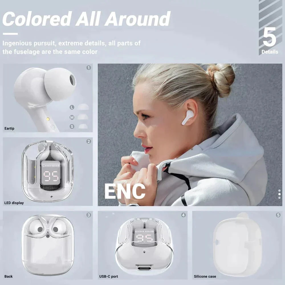 Air A31🔥Transparent Earbuds🎧