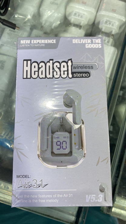 Air A31🔥Transparent Earbuds🎧