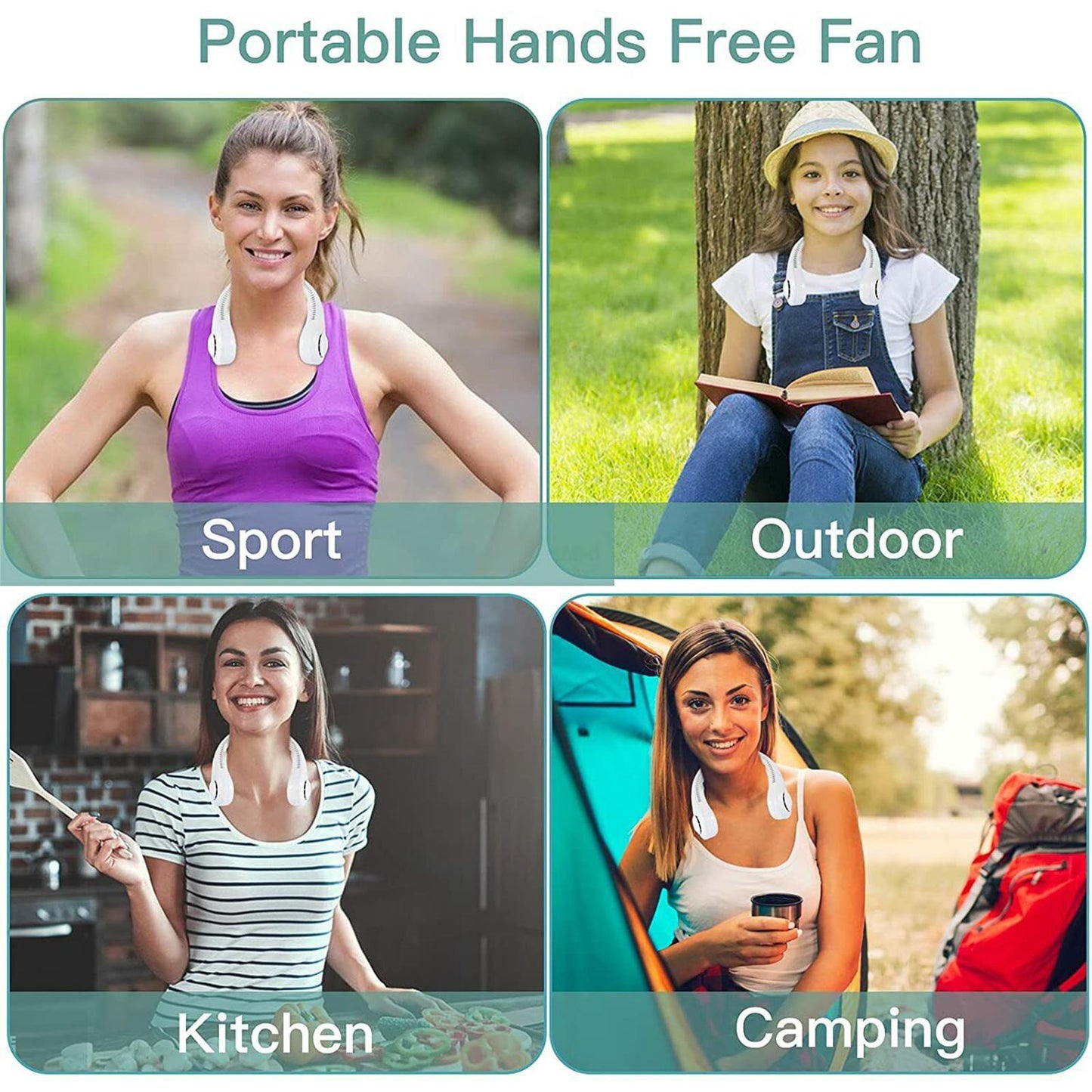 Neck Cooling Portable Fan JUST COOL😍😍